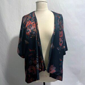 Target a.new.day Dark and Mood Floral Kimono One Size